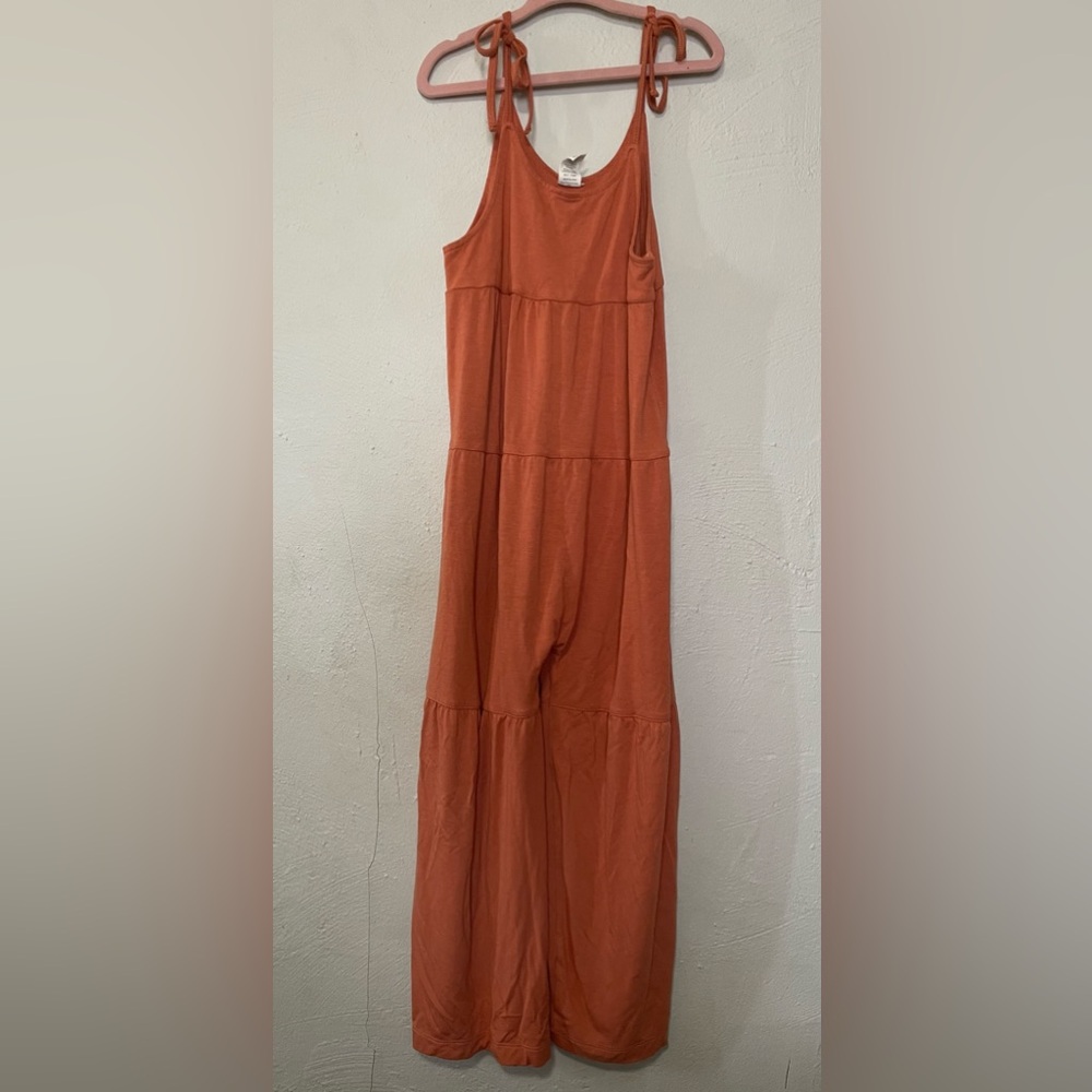 Kate Quinn Rust Orange  Wide-Leg Jumpsuit